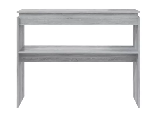 Table console Sonoma gris 102x30x80 cm Bois d'ingénierie