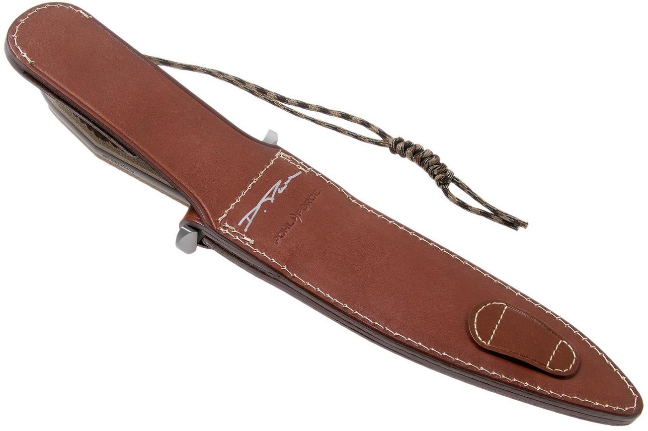 Pohl Force MK-9 Leather 5003 Last Blood CNC2 Edition Rambo mes, Dietmar Pohl design