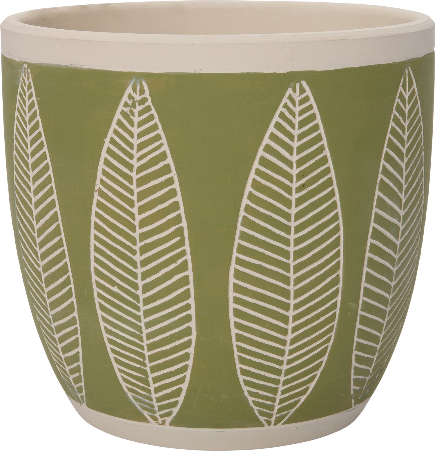 Intratuin bloempot Nikki licht groen D 7 H 6,5 cm