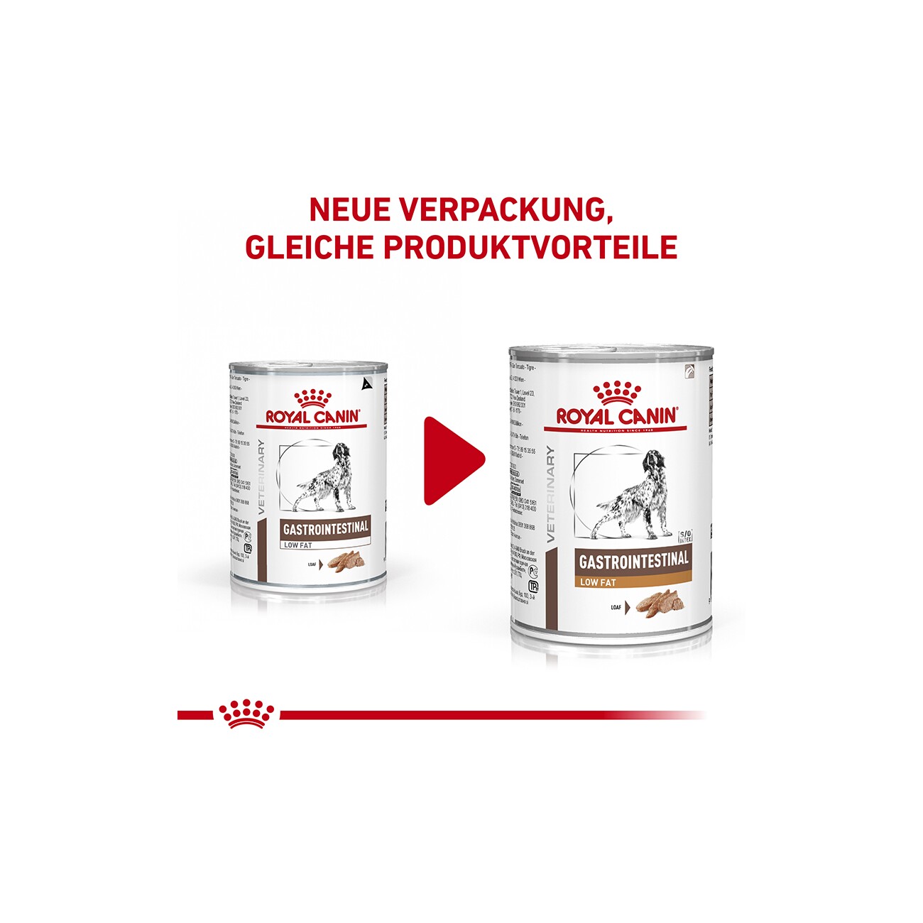 ROYAL CANIN Gastrointestinal Low Fat Mousse Nassfutter für Hunde 12x420 g