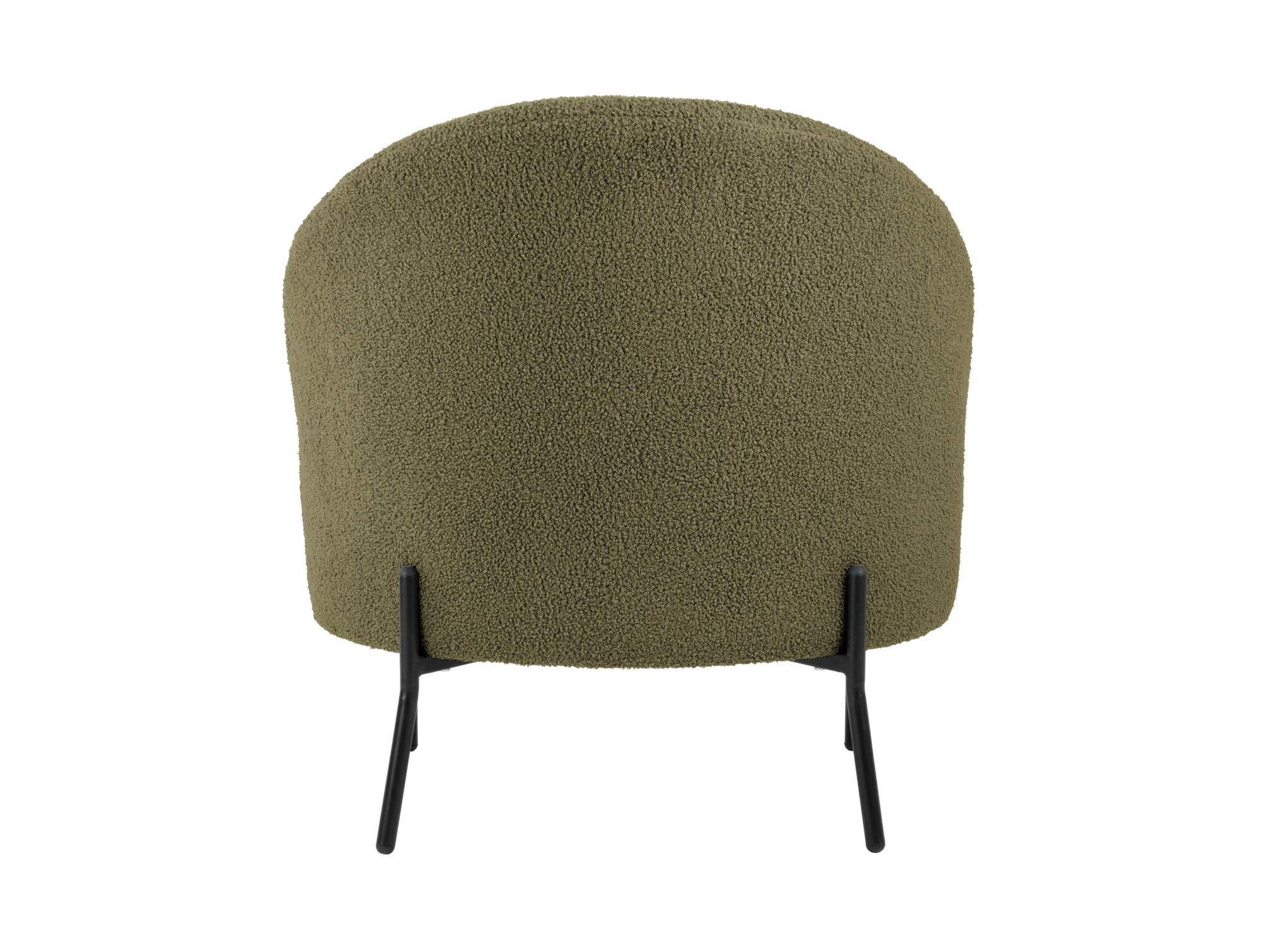 Chair Noble teddy curl moss green