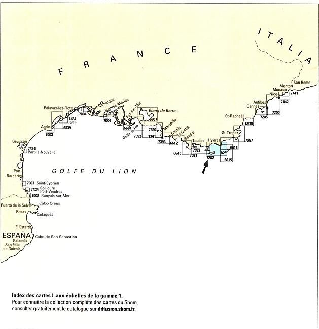 EPSHOM - 7282L RADE D HYERES
