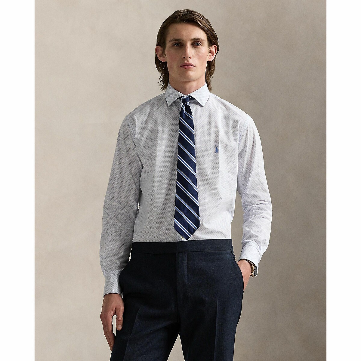 POLO RALPH LAUREN<br>Camisa de popeline ajustada