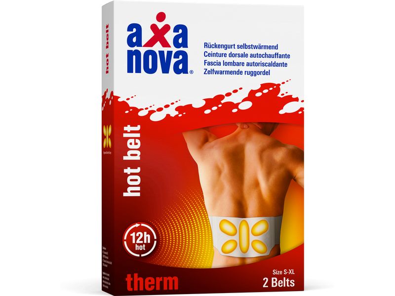 Axanova Hot Belt 2 Stück Rückengurt selbstwärmend