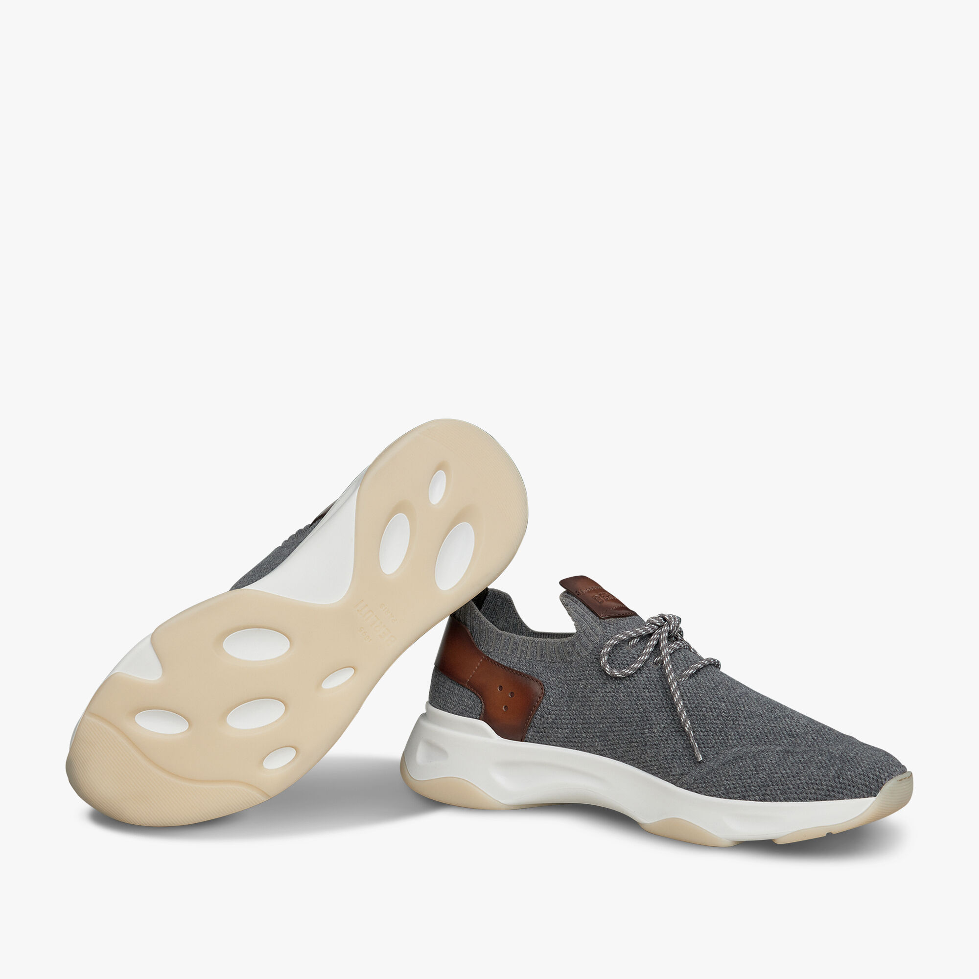 Sneaker Shadow En Cachemire Et Cuir
