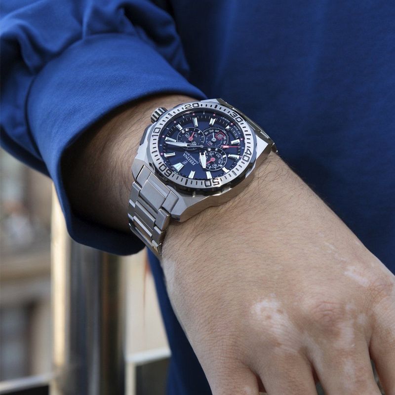 Festina - Chrono Bike - Heren Horloge - Zilverkleurig - RVS - Mineraalglas