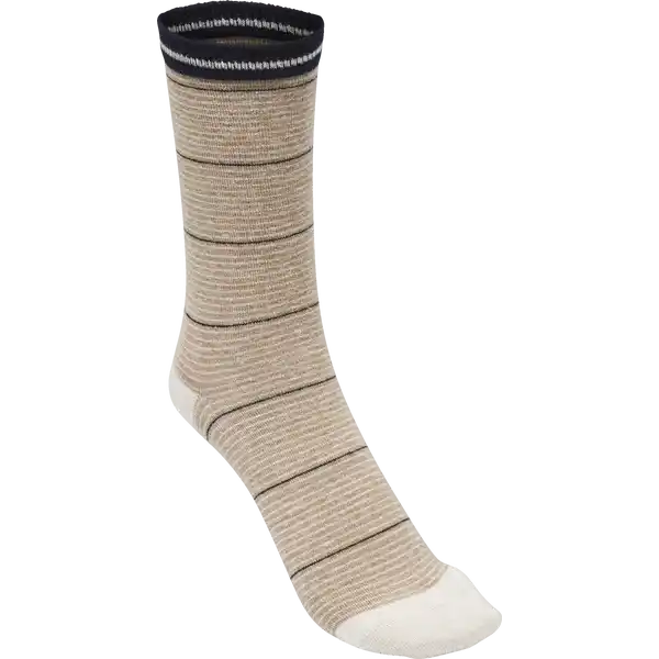 Socken 3er Herbst Streifen rot / bei 39 / 42