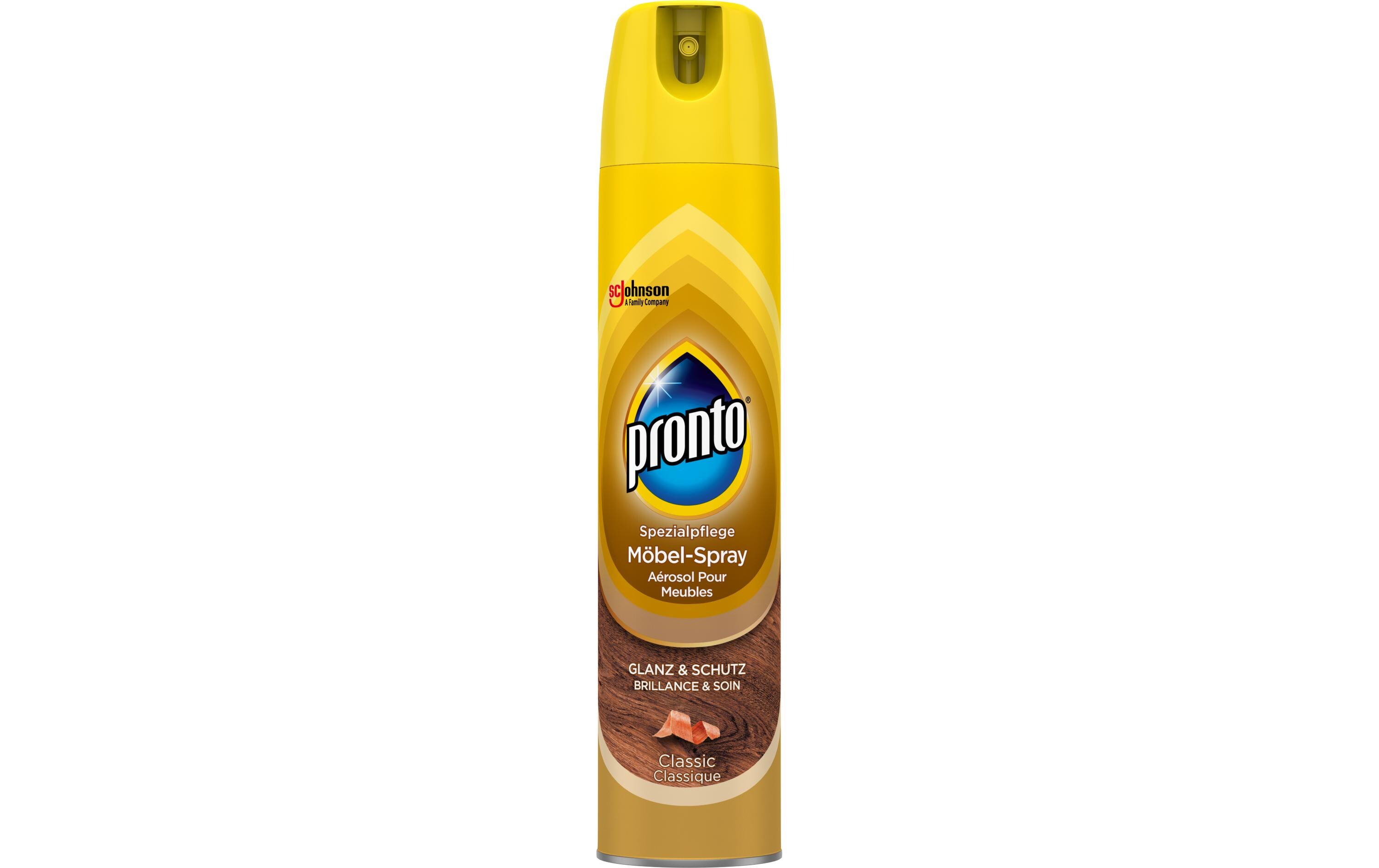 Möbelreiniger Glanz-Pflege Classic 250 mlSpray zum Schutz und Entstauben von Holz-Flächen