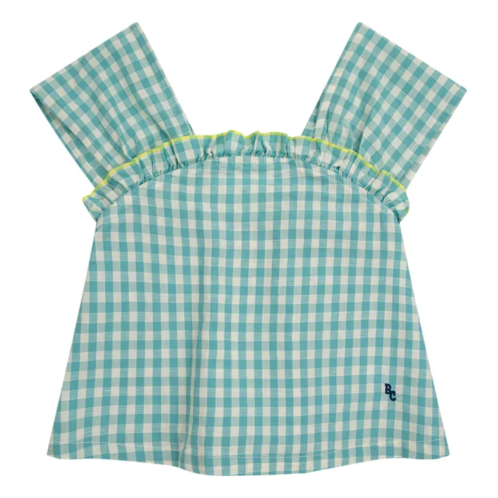 Bobo Choses Top Vichy | Bleu Clair