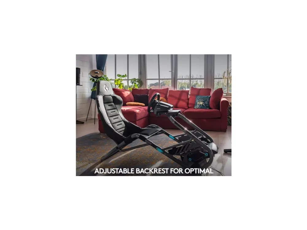 Playseat Trophy Logitech G Edition - Racersimulationscockpit - legeringsstål, ActiFit, rumkvalitets aluminium - grå