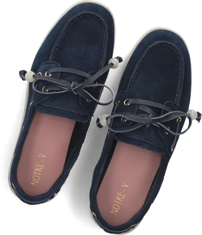 Notre-V 4065-01r Instappers Dames Blauw