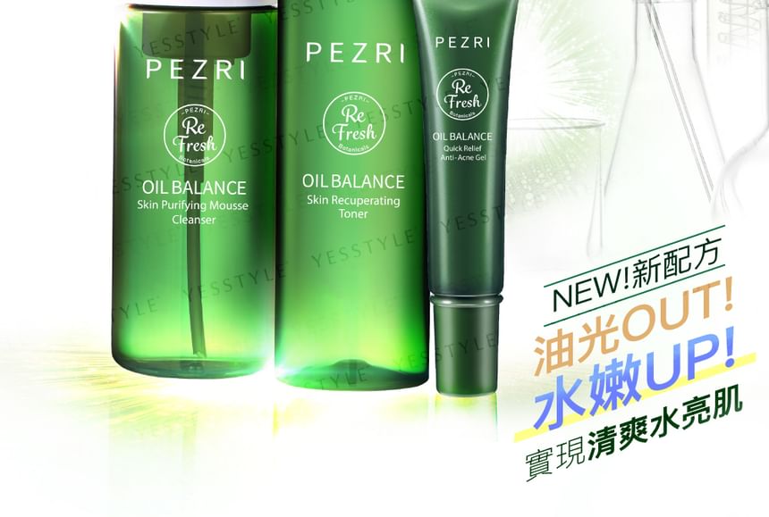PEZRI - Oil Balance Skin Purifying Mousse Cleanser