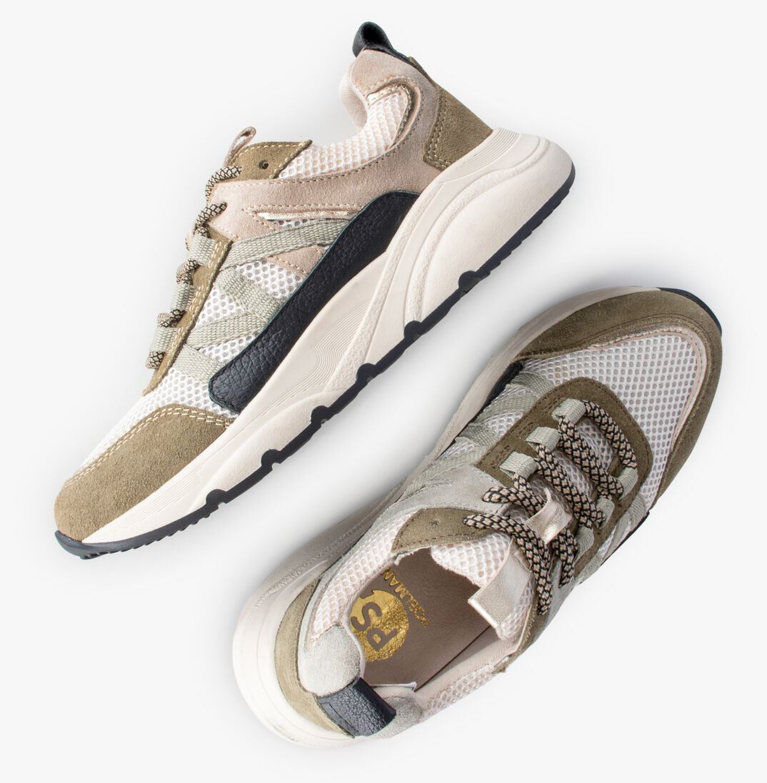 PS POELMAN groene ps poelman lage sneakers cibel