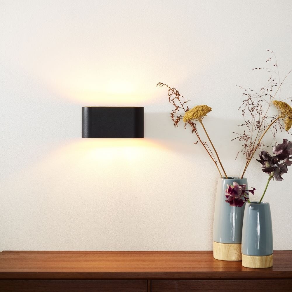 Xera wandlamp in zwart, G9