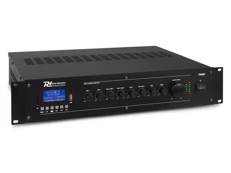 Power Dynamics Verstärker Pro PRM60 6-Kanal-Mischverstärker