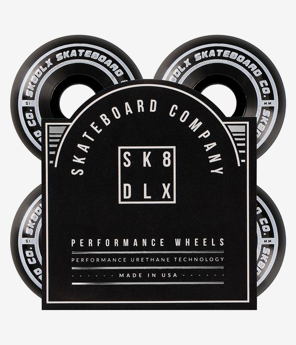 skatedeluxe Conical Rollen (black) 51mm 100A 4er Pack