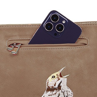 Hi-di-Hi Appetizer Crossbody Bag Dark Brown/ Navy