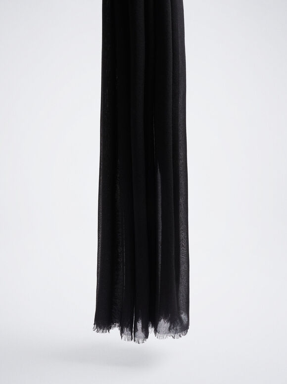 Pashmina lisa - Preta