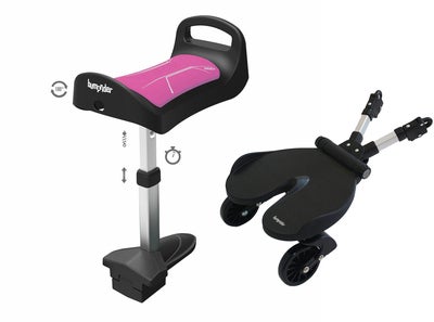 Bumprider Ståbrett inkl. Seat+, Rosa