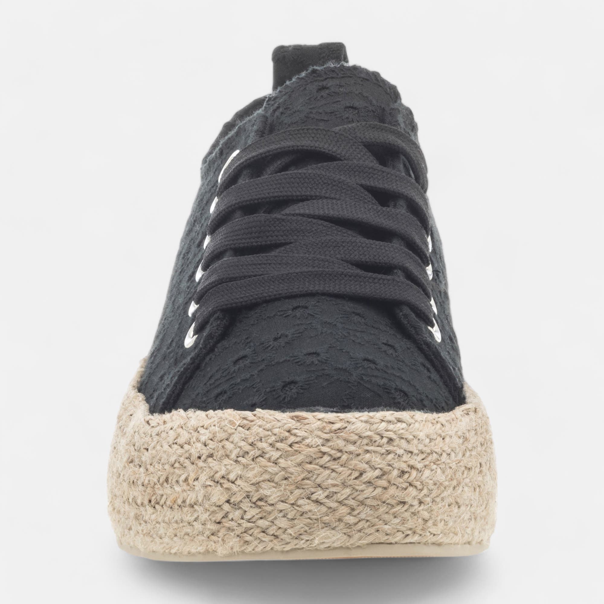 Baskets en toile Femme noir
