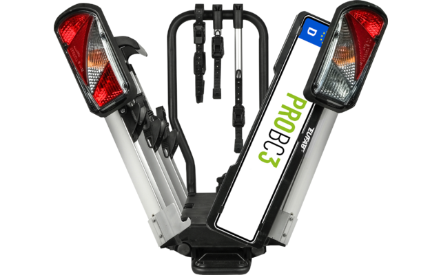 EUFAB Kupplungs-Fahrradträger PROBC3 für 3 Fahrräder, E-Bike geeignet