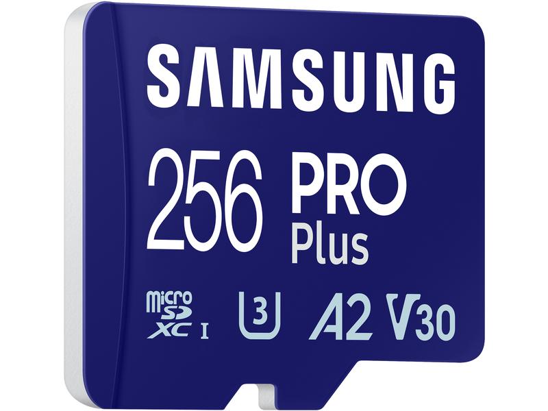Samsung microSDXC-Karte Pro Plus 256 GB Speicherkarte mit 256 GB Speicherkapazität