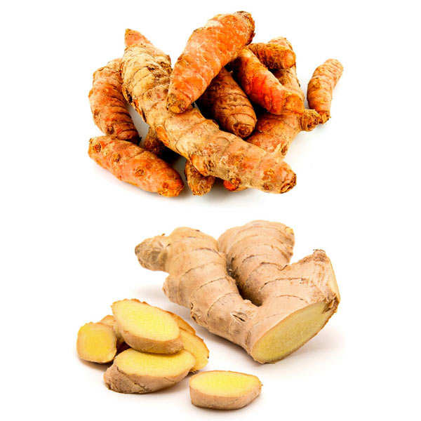 Assortiment gingembre et curcuma