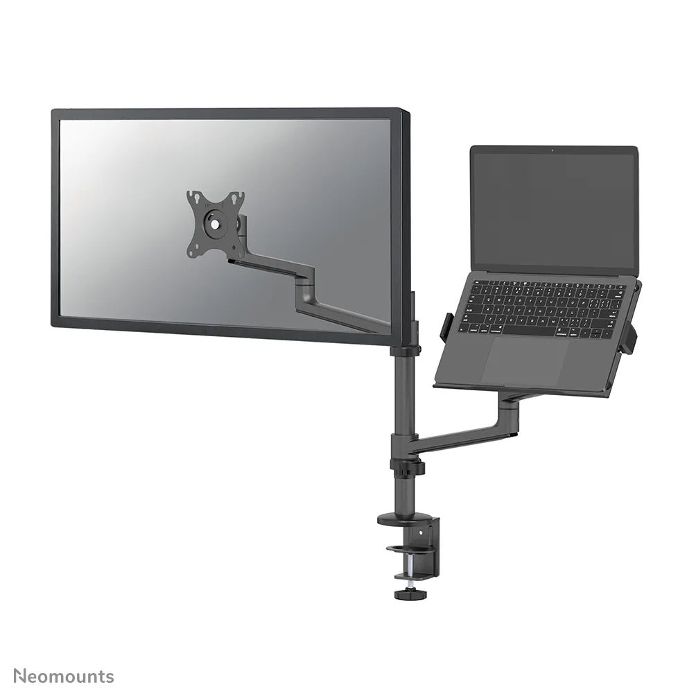 Neomounts DS20-425BL2 bureausteun voor flatscreen en laptop