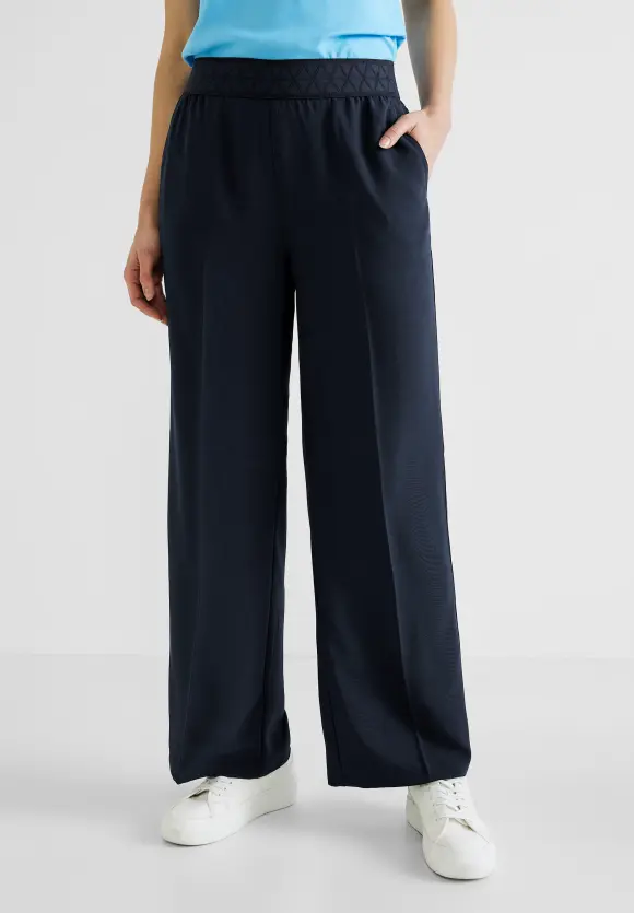 Loose Fit Hose mit Stretch - deep blue