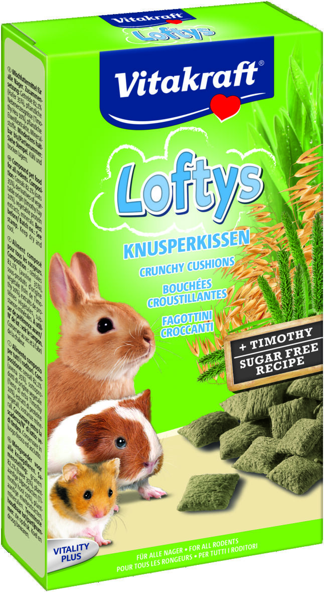 Vitakraft Lofty's Konijn/Knaagdier - Knaagdierensnack - 100 Gram - groente