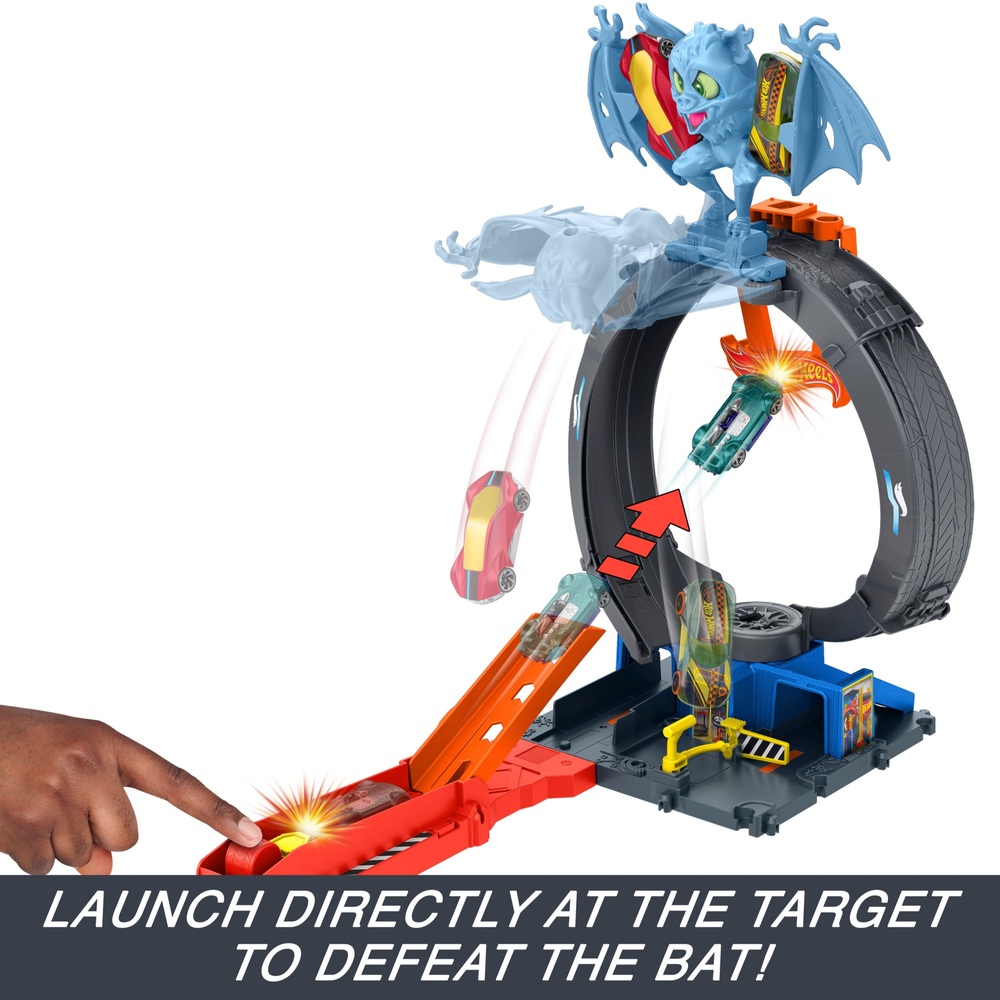 Hot Wheels City Bat Loop Attack Set