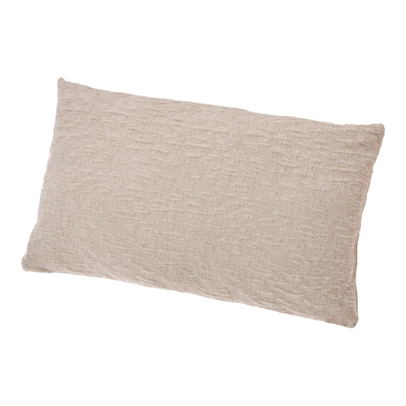 Kissen Samt, beige, 50 x 30 cm