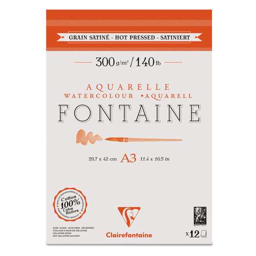 Clairefontaine Aquarellpapier FONTAINE 300 g/qm