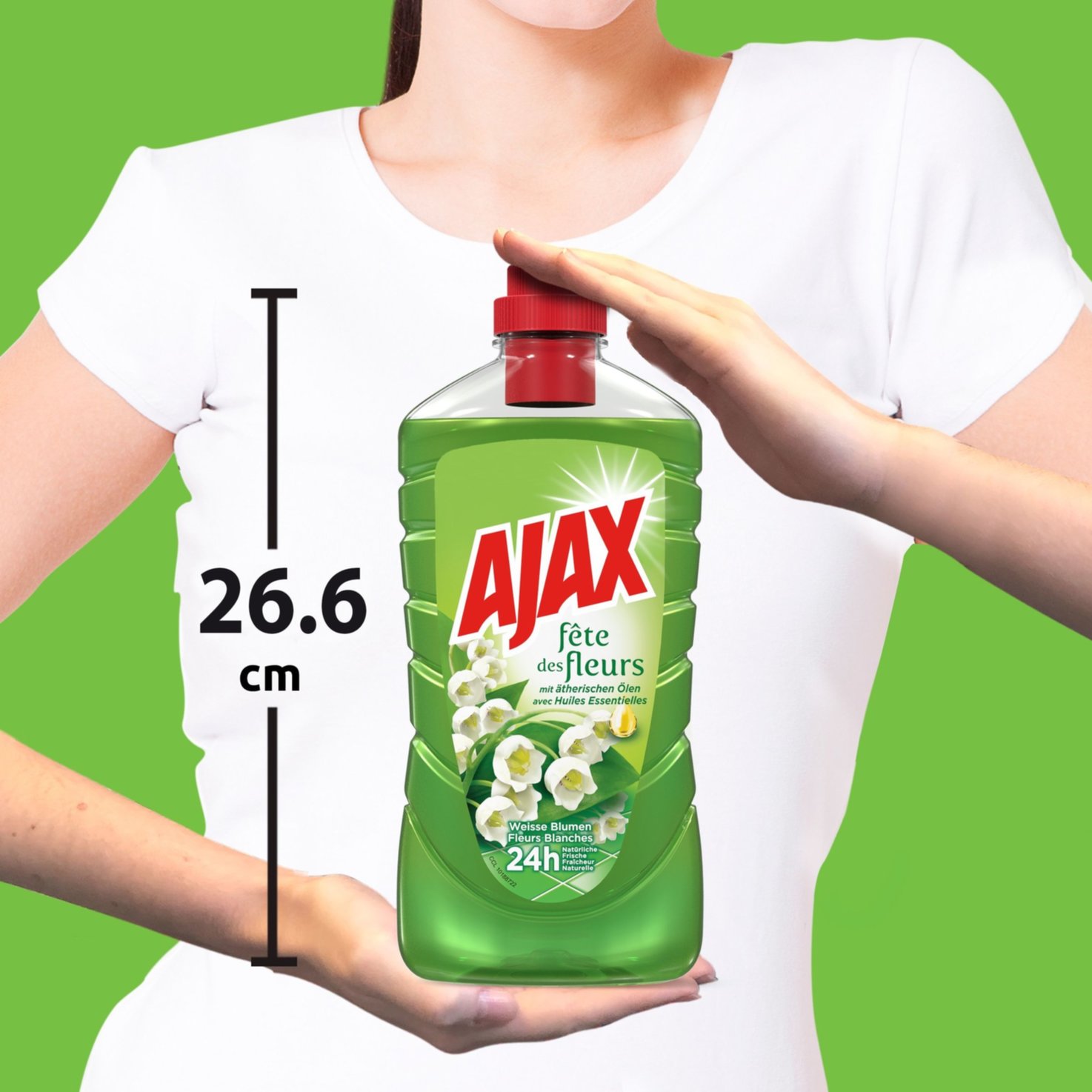 Ajax Optimal 7 weisse Blumen