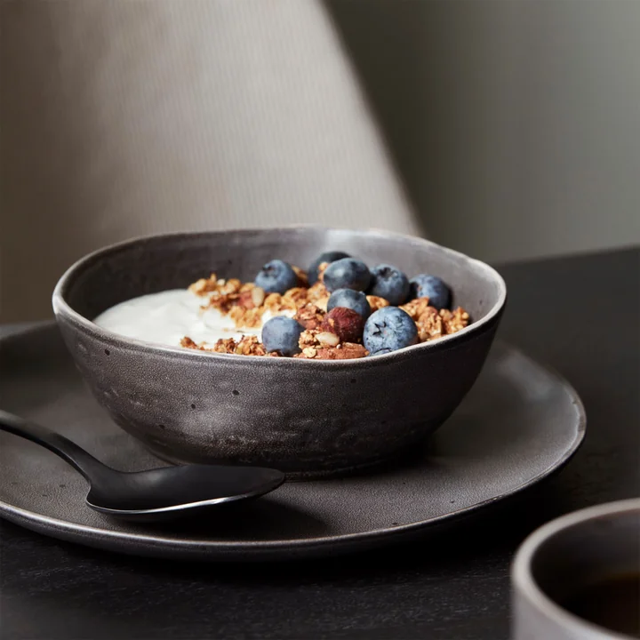House Doctor - Rustic Schale, Ø 14 x H 4,5 cm, graublau