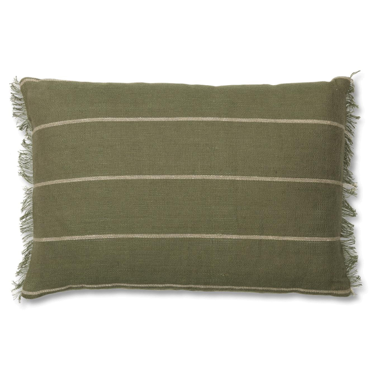 Ferm Living Calm kussen 40x60 olive/off-white