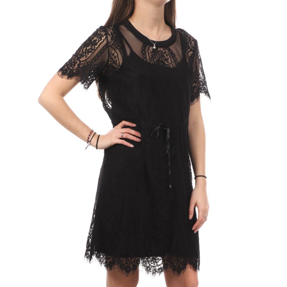Teddy Smith Robe Noir Femme Teddy Smith R-dentelle