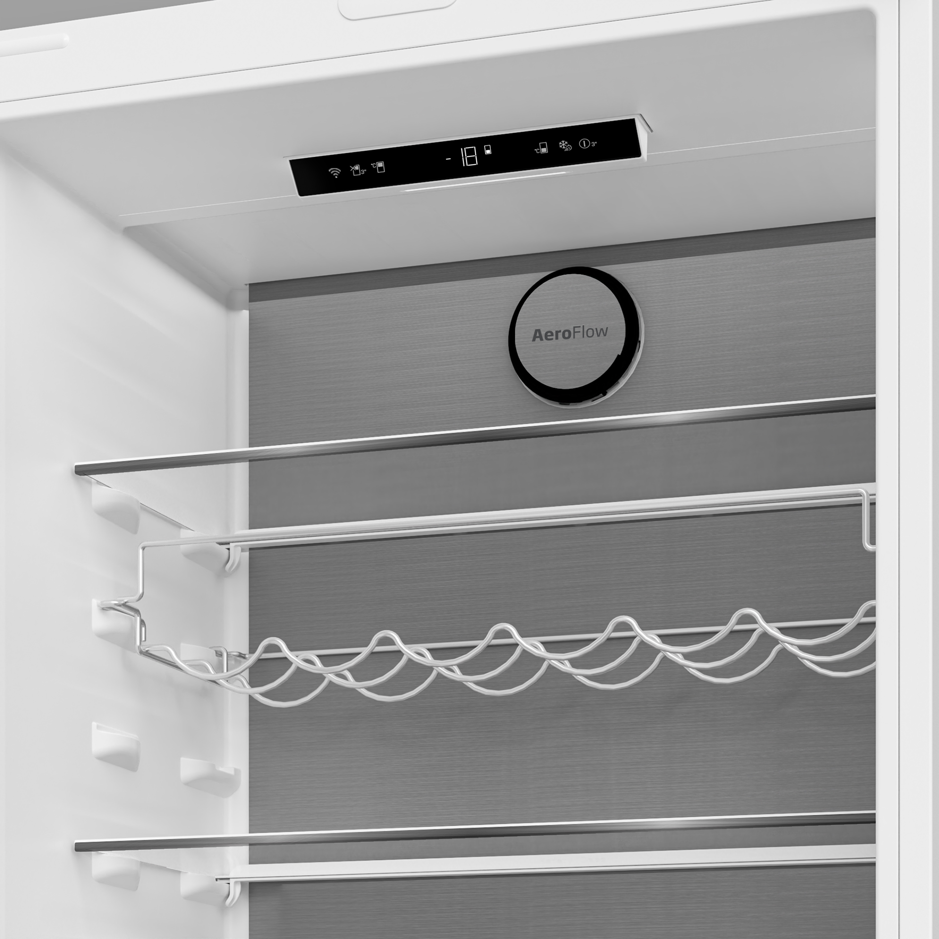 BEKO Einbau-Kühl/Gefrierkombination BCNE400E50SHN1 - weiß - D