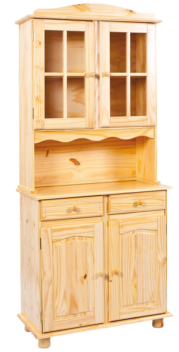 Buffet Theo Massivholz Kiefer Natur 88x198x43 cm