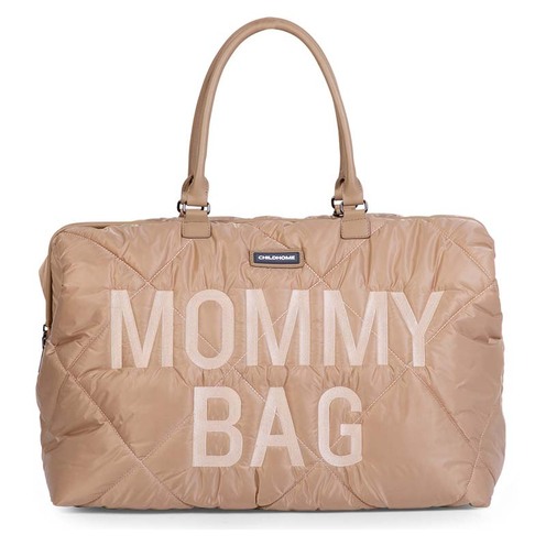 Mommy Bag Sac à langer matelassé Beige - CHILDHOME