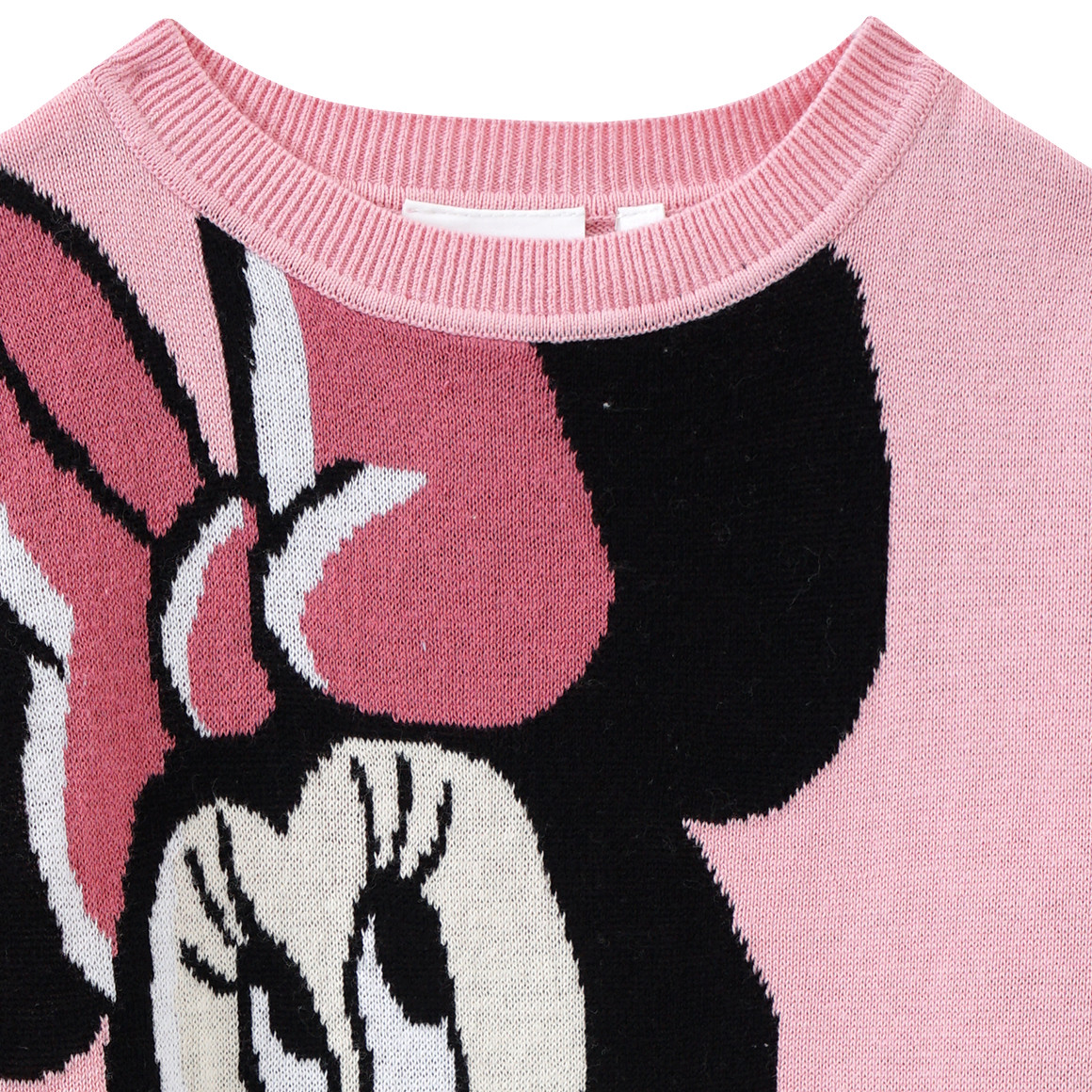 Topolino Minnie Maus Strickpullover aus Baumwolle rosa
