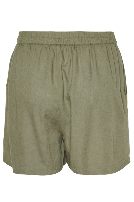 Pieces groene dames korte broek