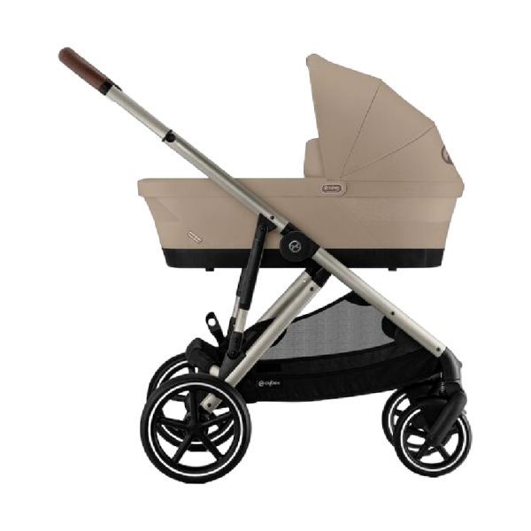 Cybex Gazelle S Kinderwagen 2-in-1 - Taupe - Almond Beige / Beige | Cybex Cloud G I-Size Plus Autostoeltje - Moon Black