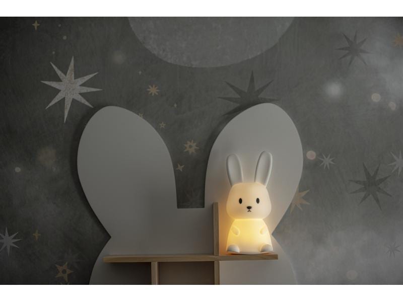 Star Trading Nachtlicht Hase, RGBW, Weiss LED Nachtlicht Functional