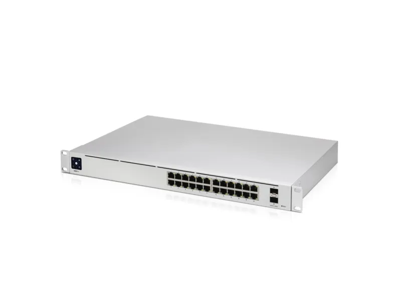 Ubiquiti UniFi Switch USW-Pro-24 - Switch - L3 - Administreret - 24 x 10/100/1000   2 x 10 Gigabit SFP  (uplink) - monterbar på stativ, desktop