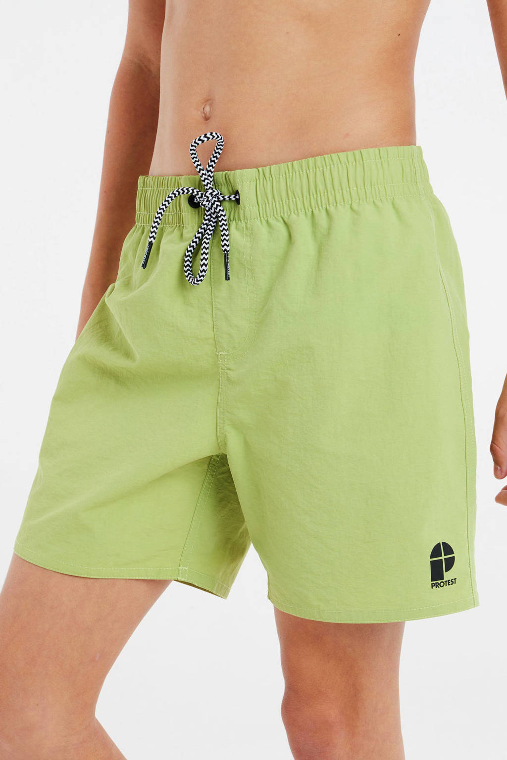 zwemshort CULTURE JR limegroen