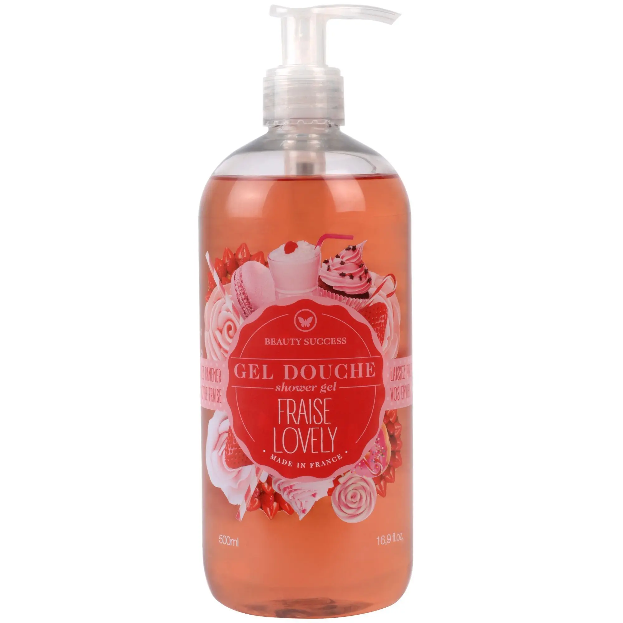 Beauty Success - Fraise Lovely Gel bain douche-