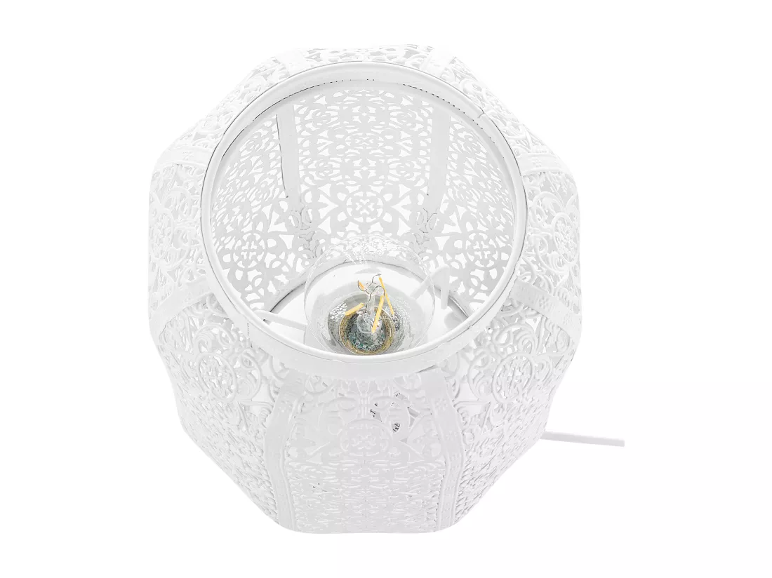 Lampe à poser SOMES Métal Blanc