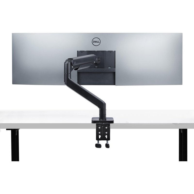 StarTech.com Support de Bureau pour Écrans Incurvés Jusqu'à 49 Pouces 32:9 Ultrawide, Bras à Ressort Mécanique pour Moniteur, Pince en C/Oeillet, Réglage Sans Outil, Max 20kg