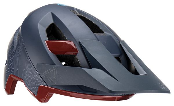 Casque Leatt MTB AllMtn 3.0 Bleu/Bordeaux